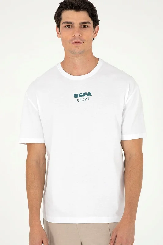 Футболка из хлопка с надписью - G081SZ0110WON Футболка муж. (VR013, XL)