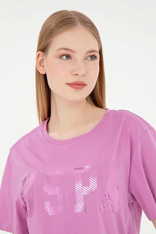 Футболка из хлопка с принтом - G082SZ0110SEANIY025 Футболка жен. (VR023, L)