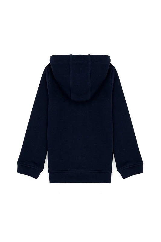 Толстовка из хлопка с нашивкой для девочек - G084SZ0820RW01-SK023 Толстовка жен. детс. (VR033, 5_6)