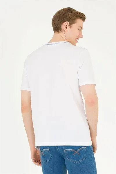 Футболка из хлопка с надписью - G081SZ0110PERENE Футболка муж. (VR013, XS)