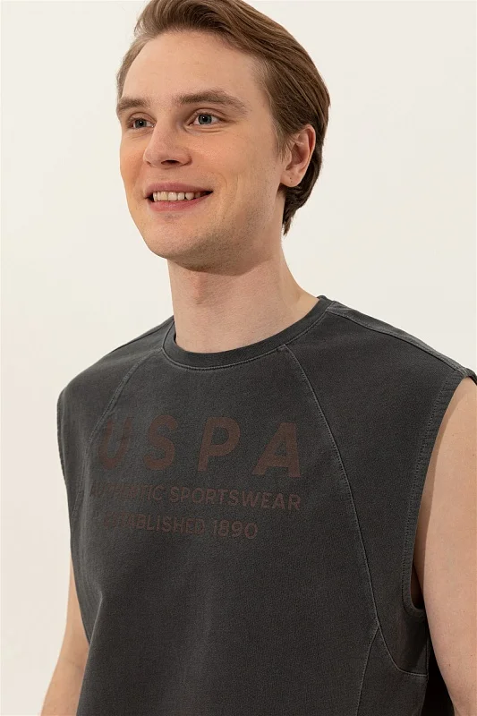 Майка спортивная с логотипом - G081SZ0110LINGE Футболка муж. (VR006, 2XS)