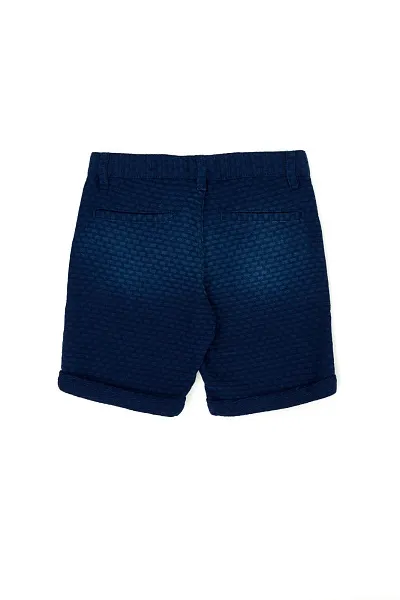Шорты джинсовые с узором для мальчиков - G083SZ0DB0SANTKIDS-M Бермуда муж. детс. (DN0022, 9_10)