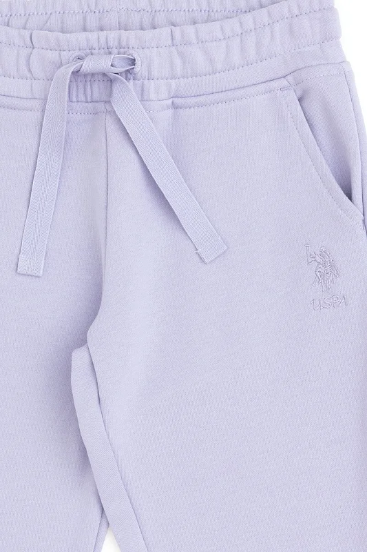 Спортивные брюки на манжетах для девочек - G084SZ0OP0SENT_SK024 Брюки спорт. жен. детс. (VR034, 3_4)