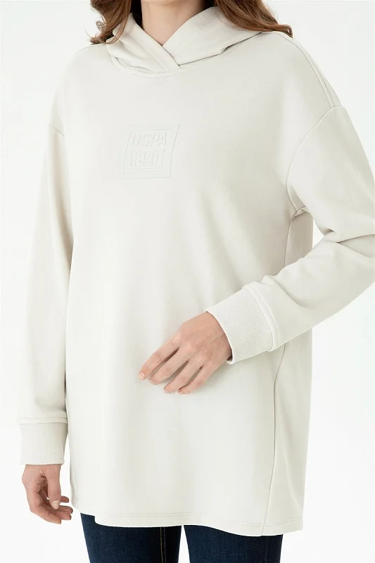 Худи удлиненное с надписью - G082GL0820RC-GELIF Толстовка жен. (VR049, 2XS)