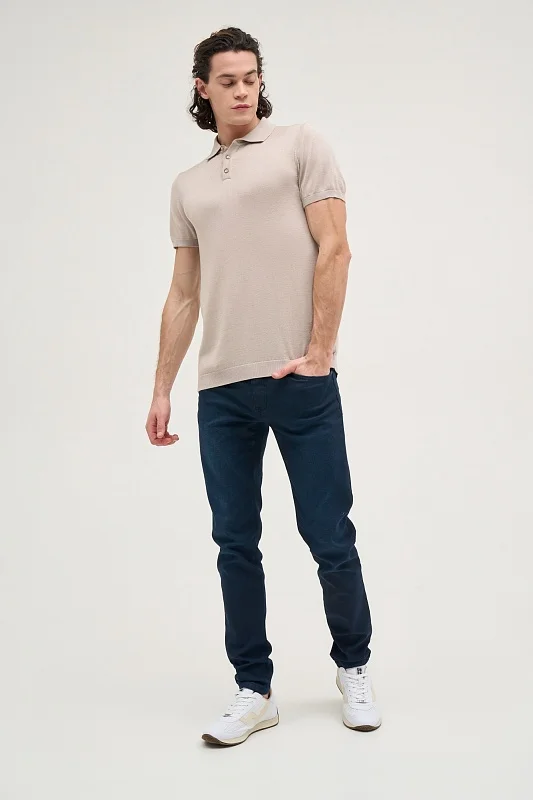 Футболка-поло трикотажная - G081SZ0TK0RAHAL-IY23-R Кофта муж. (VR049, XS)