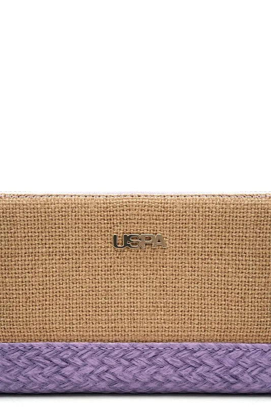 Кошелек  из джута на молнии - A082SZ0SR0Y24MUSSEDA Портмоне жен. (VR034)