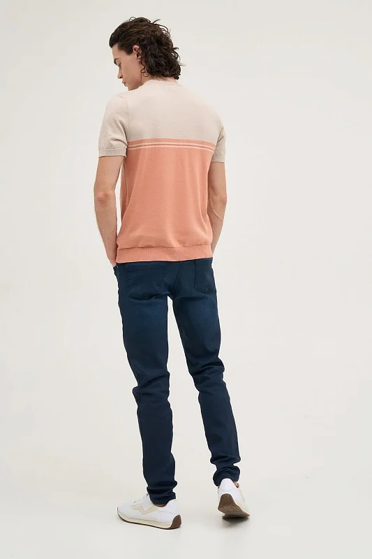 Футболка трикотажная из хлопка - G081SZ0TK0RABERTIN-R Кофта муж. (1111, S)