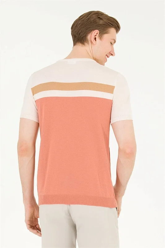 Футболка трикотажная из смесовой вискозы - G081SZ0TK0RABERT-IY23 Кофта муж. (VR042, S)