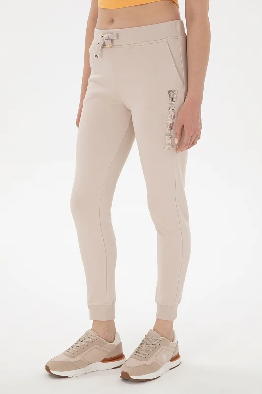 Спортивные брюки на манжетах зауженные - G082SZ0OP0PT0125 Брюки спорт. жен. (VR049, XS)