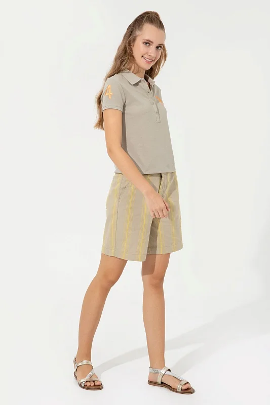 Шорты в полоску - G082SZ0310MANOS Бермуды жен. (VR043, 32)
