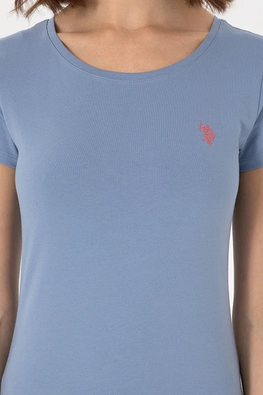 Футболка из хлопка с логотипом - G082SZ0110TO25 Футболка жен. (VR036, S)