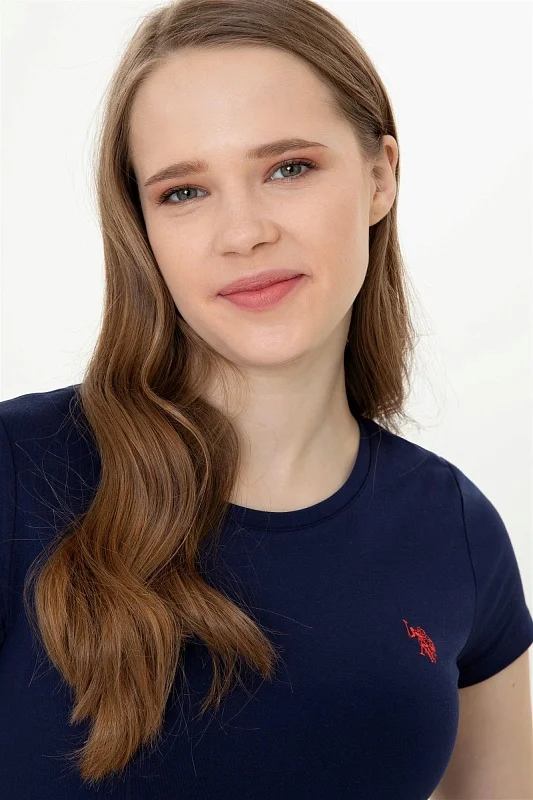 Футболка из хлопка с логотипом - G082SZ0110TO22 Футболка жен. (VR033, 2XS)