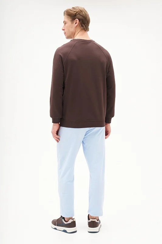 Свитшот однотонный с логотипом - G081SZ0820ART_OUTGRARDOSK25 Толстовка муж. (VR084, XS)