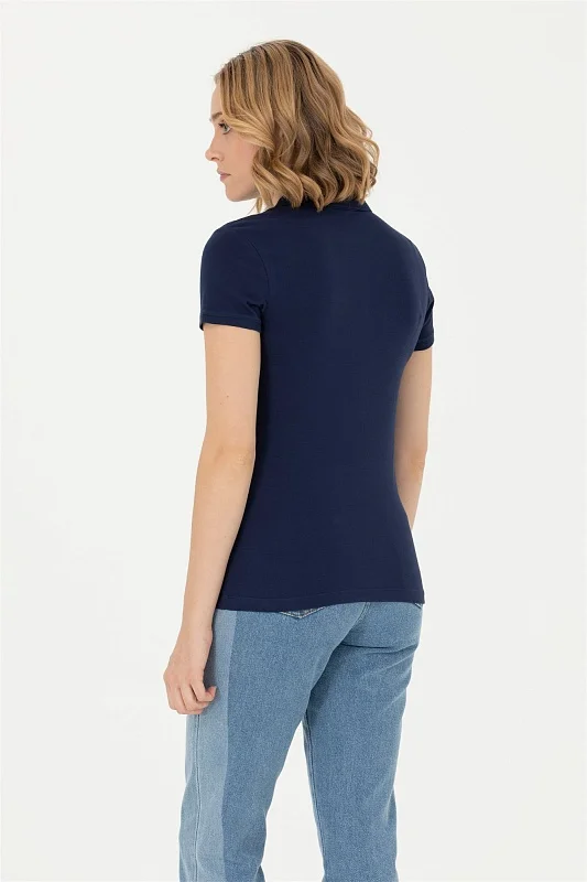 Футболка-поло из хлопка - G082SZ0110TP0123-CLR Футболка жен. (VR033, XS)
