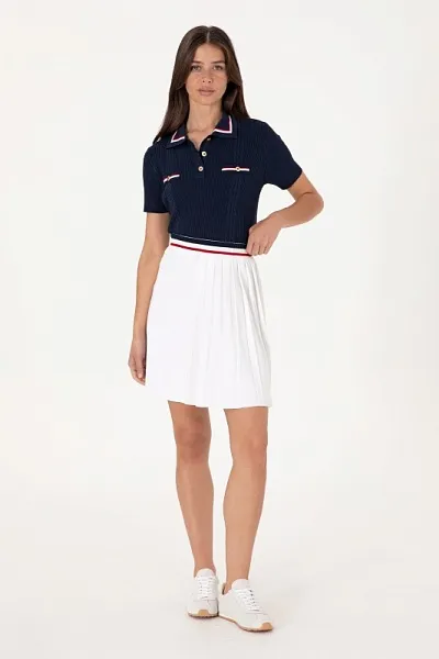 Юбка мини трикотажная в складку - G082SZ0TL0BRENDA_ETK Юбка жен. (VR013, XS)