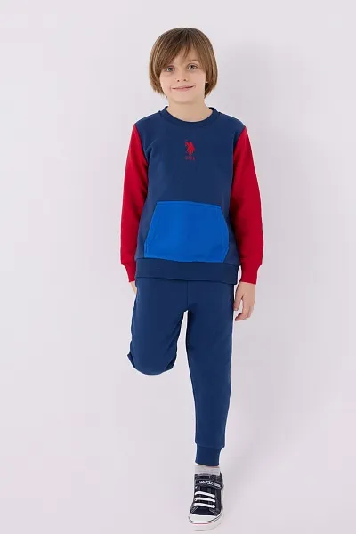 Пижама с длинным рукавом из хлопка для мальчиков - G083SZ0HF0US1917 Костюм дом. муж. детс. (VR028, 9_10)