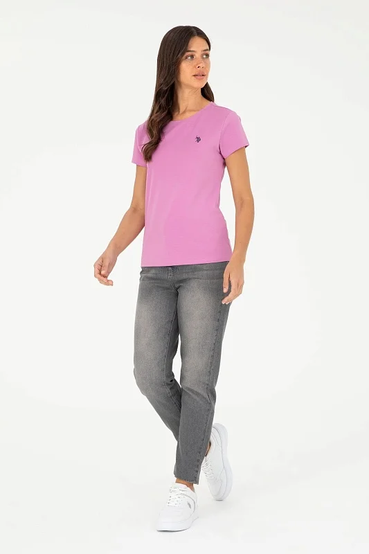 Футболка из хлопка с логотипом - G082SZ0110TO24 Футболка жен. (VR037, S)