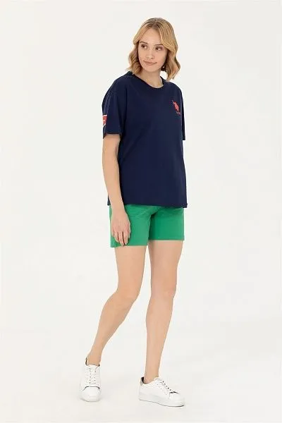 Футболка из хлопка с логотипом - G082SZ0110DUSPA-IY23 Футболка жен. (VR033, XS)