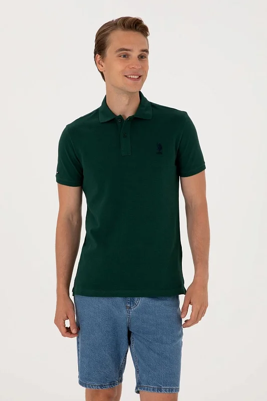 Футболка-поло из хлопка с логотипом - G081SZ0110TP04IY025 Футболка муж. (VR079, XS)