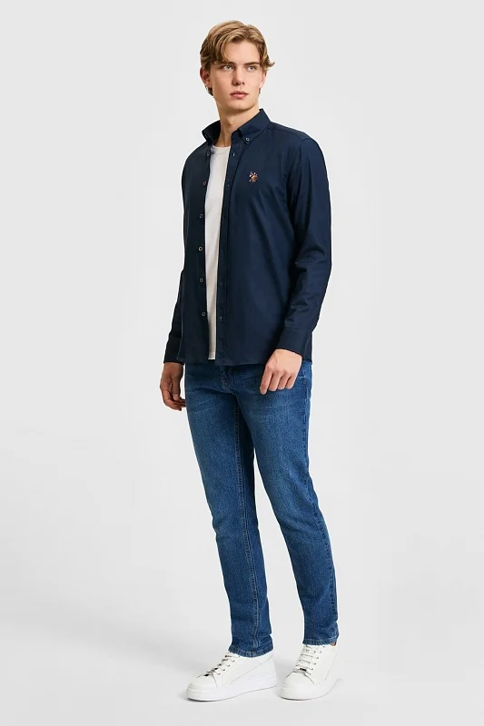 Рубашка из хлопка - G081SZ0040CEDCOLOR026Y Сорочка муж. (VR033, M)