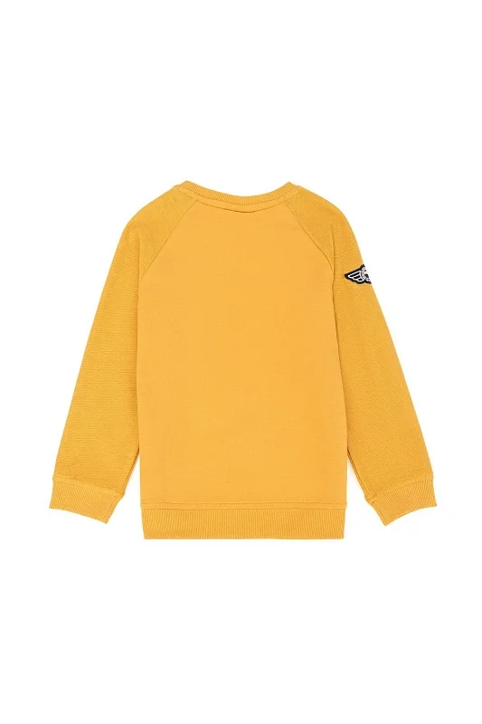 Свитшот с нашивками для мальчиков - G083SZ0820NARVAKIDS Толстовка муж. детс. (VR072, 11_12)