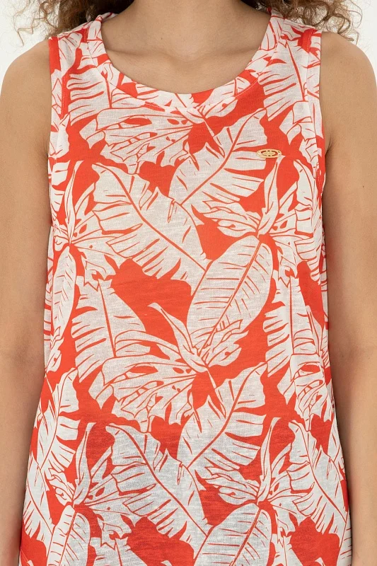 Топ с узором свободная - G082SZ0110PURLIS Футболка жен. (VR039, S)