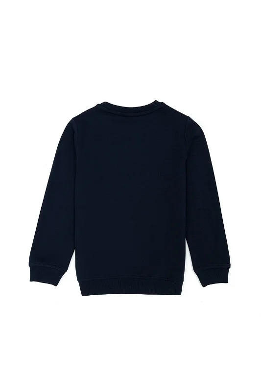 Свитшот из хлопка с принтом для мальчиков - G083SZ0820JEREMYKIDSSK023-B Толстовка муж. детс. (VR033, 1)