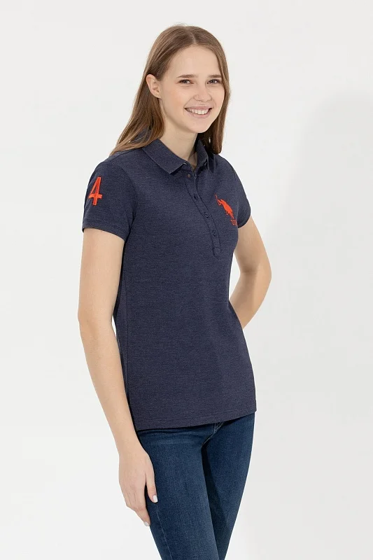 Футболка-поло из смесового хлопка - G082SZ0110SD0121 Футболка жен. (VR033, S)