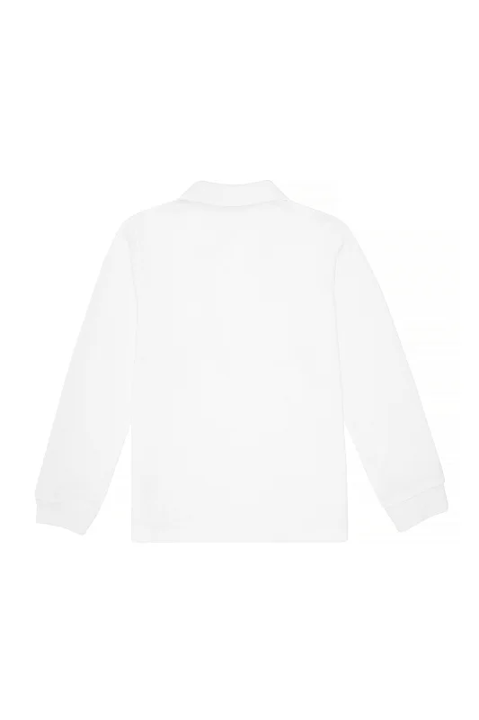 Поло с длинным рукавом из хлопка для мальчиков - G083SZ0820TP01KIDSSK024 Толстовка муж. детс. (VR013, 4_5)