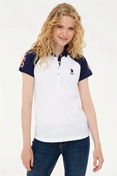 Футболка-поло из хлопка - G082SZ0110DESCE Футболка жен. (VR013, 2XS)