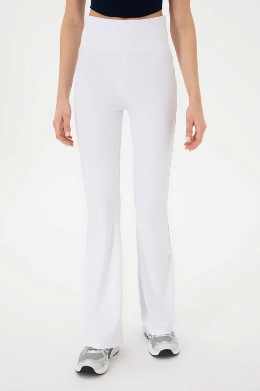Спортивные брюки клешенные в рубчик - G082SZ0OP0S_SETENA Брюки спорт. жен. (VR013, XS)