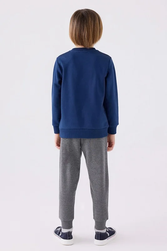 Свитшот и спортивные брюки для мальчиков - G083SZ0HF0US1901 Костюм дом. муж. детс. (VR028, 10_11)