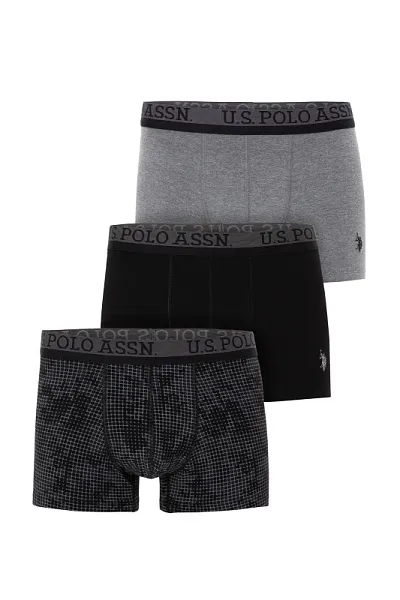 Трусы-боксеры, 3 штуки - I081SZ0IA03BMDSGS24K Нижнее белье муж. (VR046, L)