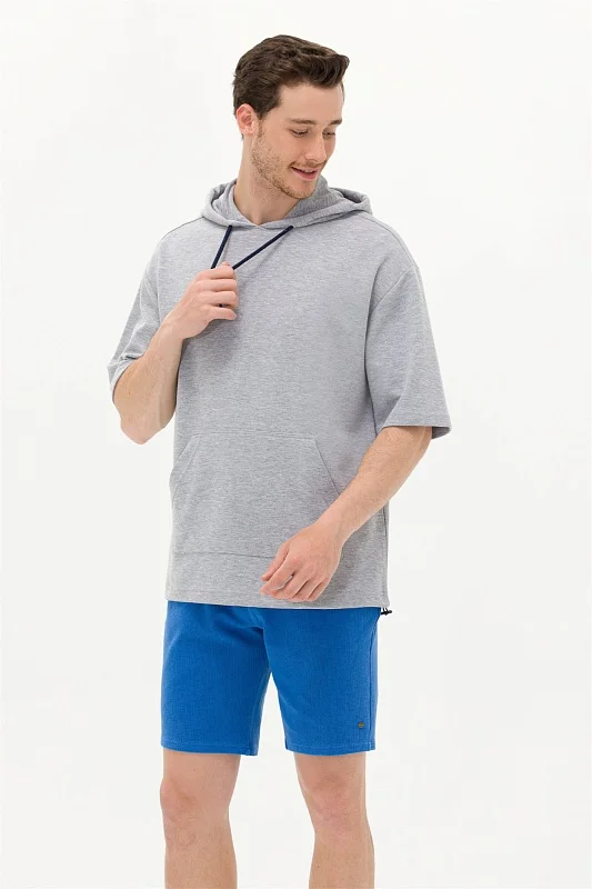 Худи с коротким рукавом - G081SZ0820RC-TUMAN Толстовка муж. (VR109, S)