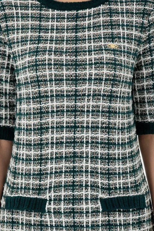 Платье мини твидовое - G082SZ0TE0HAZIL Платье жен. (VR079, XS)