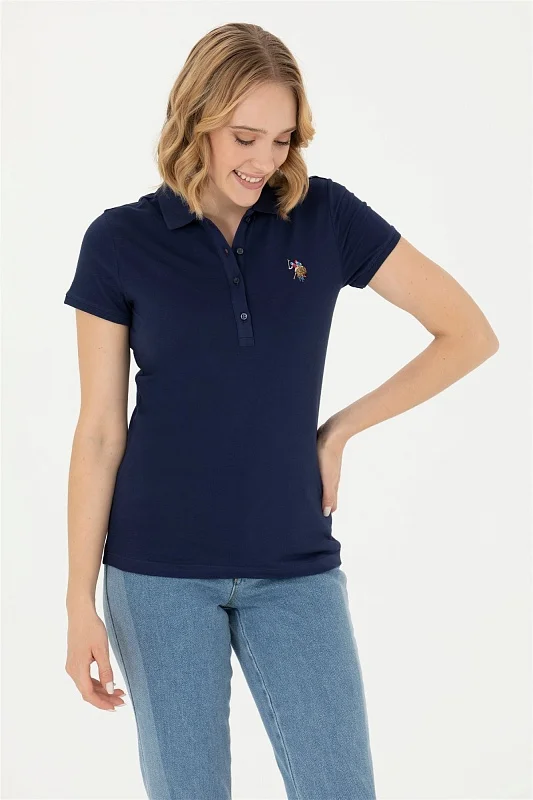 Футболка-поло из хлопка - G082SZ0110TP0123-CLR Футболка жен. (VR033, XS)