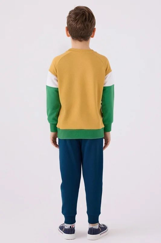 Свитшот и спортивные брюки для мальчиков - G083SZ0HF0US1932 Костюм дом. муж. детс. (VR054, 9_10)