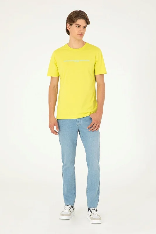 Футболка из хлопка с надписью - G081SZ0110MEKA Футболка муж. (VR087, XS)