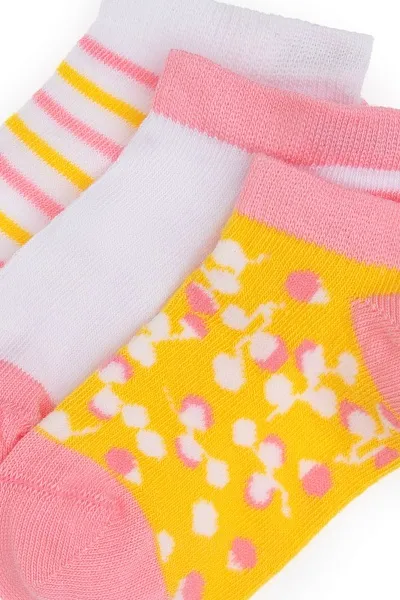 Носки хлопковые короткие для девочек - A084SZ013P02APSO Носки жен. детс. (VR094, 5X)