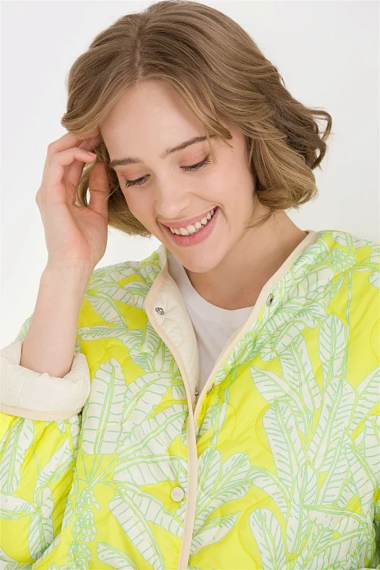 Куртка стеганая без капюшона двухсторонняя - G082SZ0MS0MILOS-PRINTED Куртка жен. (VR011, 34)
