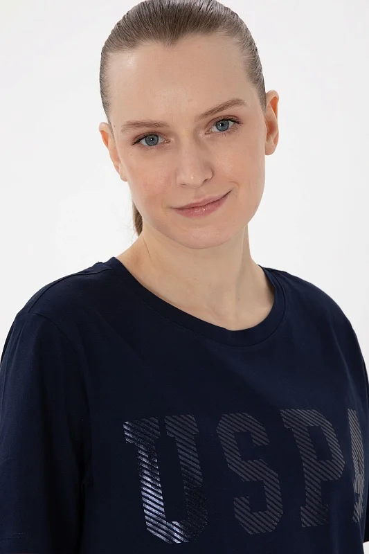 Футболка из хлопка с принтом - G082SZ0110SEANIY025 Футболка жен. (VR033, M)
