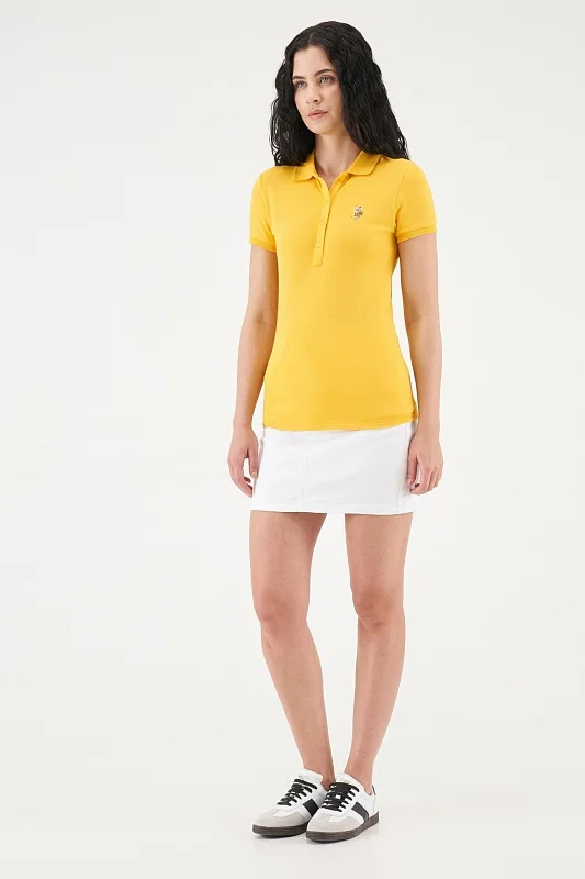 Футболка-поло из хлопка - G082SZ0110TP0124-CLR Футболка жен. (VR043, XL)