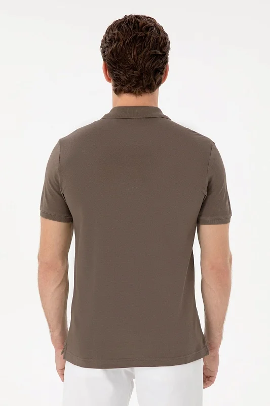 Футболка-поло из хлопка с логотипом - G081SZ0110TP04IY025 Футболка муж. (VR052, XS)