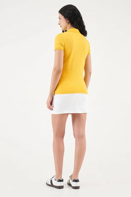 Футболка-поло из хлопка - G082SZ0110TP0124-CLR Футболка жен. (VR043, XL)