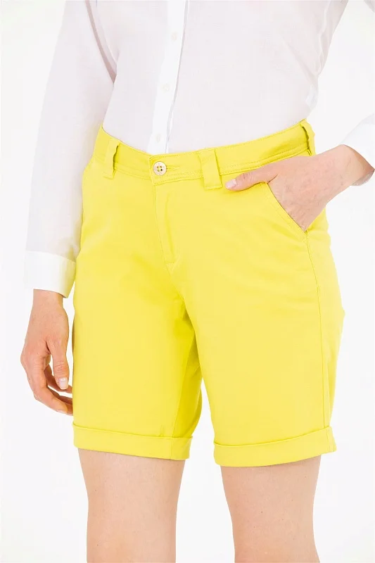Шорты с хлопком - G082SZ0310CLEA23Y Бермуды жен. (VR168, 32)