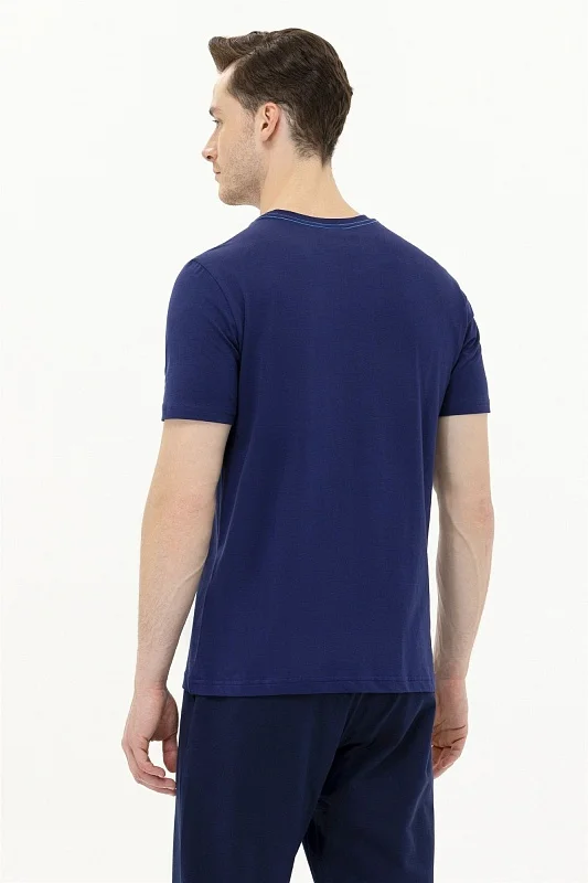 Футболка из хлопка с надписью - G081SZ0110PERENE Футболка муж. (VR033, S)