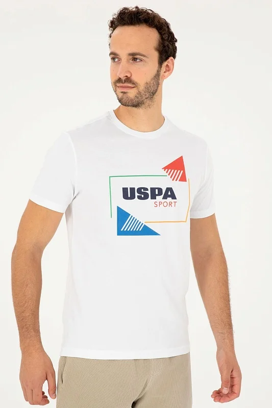 Футболка из хлопка с надписью - G081SZ0110BANJU Футболка муж. (VR013, XL)