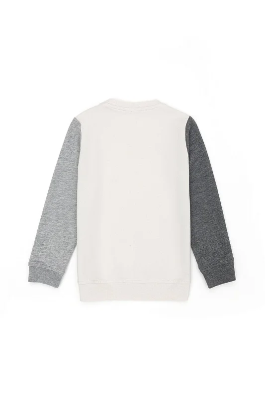 Свитшот с принтом для мальчиков - G083SZ0820SOLOMKIDS-E Толстовка муж. детс. (VR049, 8_9)