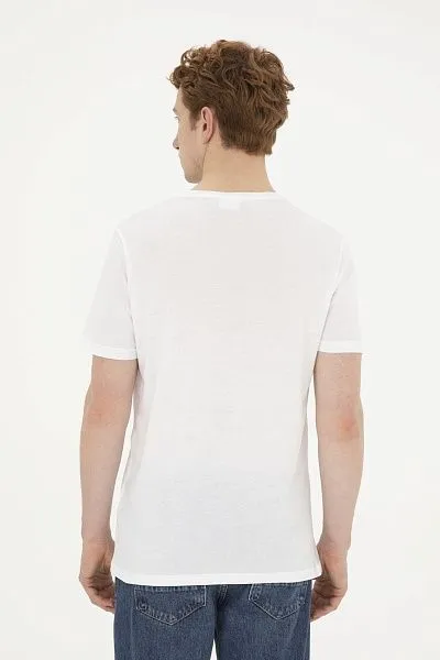 Футболка из хлопка с логотипом - G081SZ0110TS01IY024 Футболка муж. (VR013, 3XL)