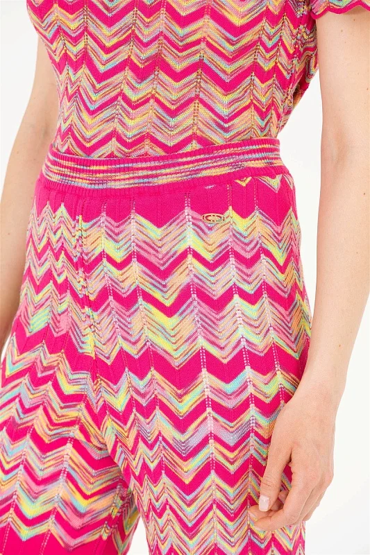 Брюки трикотажные с узором - G082SZ0TH0EDOL Кардиган жен. (VR041, L)